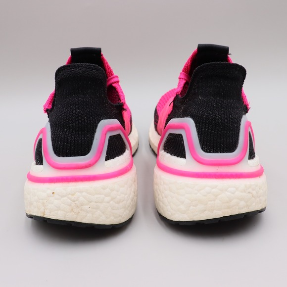 adidas UltraBoost 19 Women's Size 8 US Shock Pink Knit Athletic Running Shoes - Picture 6 of 8